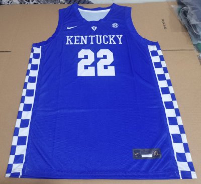 NBA 22 Gilgeous-Alexander Kentucky Maillot bleu imprimé